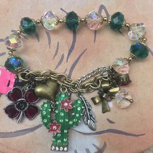 Betsey Johnson charm bracelet